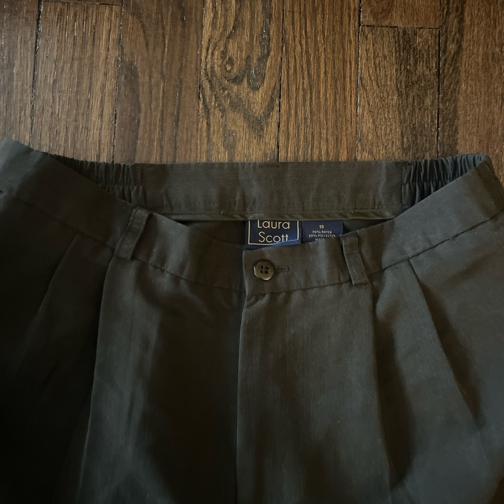 Laura Scott Dark Olive Trousers